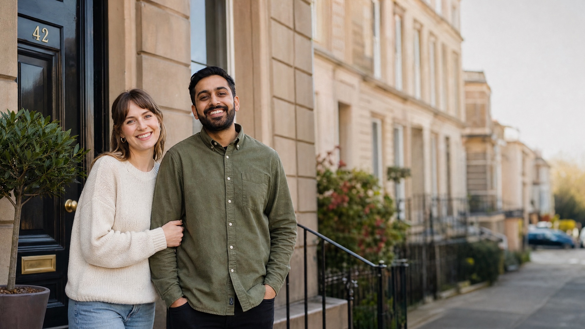 Commercial property freeholder outside their Leeds high-street premises