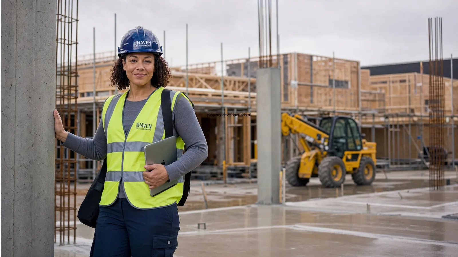 Residential developer on a Birmingham new-build site